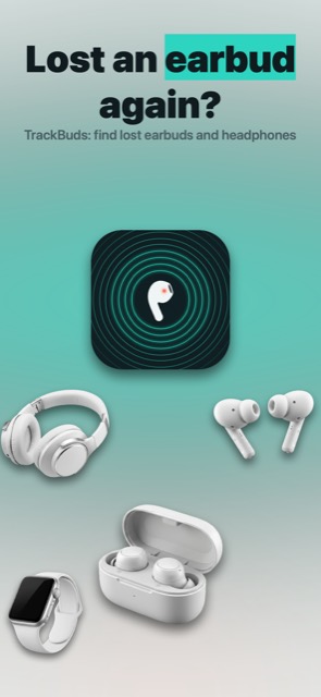 TrackBuds: Find my earbuds, find my headphones, find the speaker in the other room